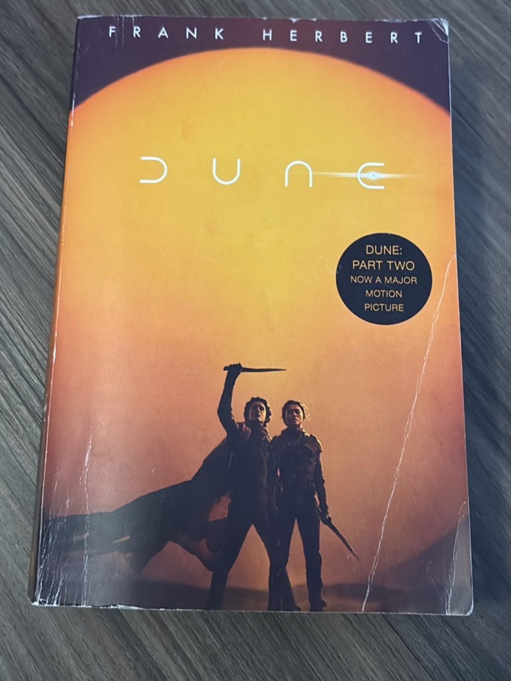 Dune by Frank Herbert - Orange Cover Paperback